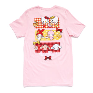 My Melody Adult Cozy Time Tee (Pink) Apparel Mad Engine Global LLC