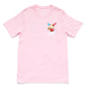 U*SA*HA*NA Adult Cozy Club Tee (Pink) Apparel Mad Engine Global LLC