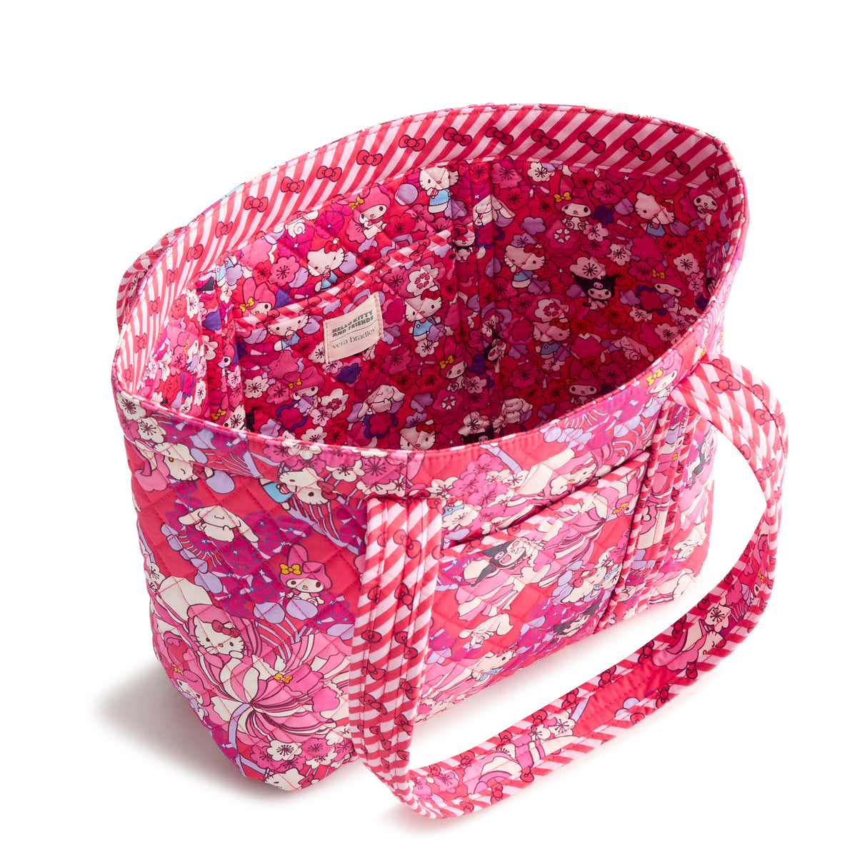 Hello Kitty and Friends x Vera Bradley Small Hathaway Tote (Hydrangeas) Bags Vera Bradley