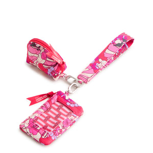 Hello Kitty and Friends x Vera Bradley Dual Pouch Wide Wristlet (Hydrangeas) Bags Vera Bradley