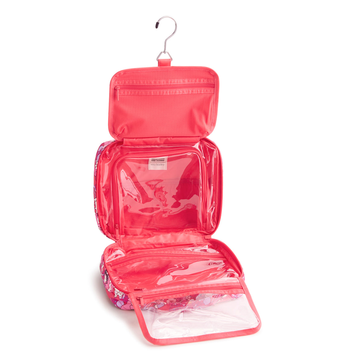 hello kitty backpack organizer and Lunch Bag Set for School Girls Bundle + More | Insulated Lunch Bag & 16in Large Durable Sanrio Bookbag Plus Water Bottle, Stickers, More Main compartment and front pocket both have zipper closures Sanrio Loungefly Mini Backpack Organizer