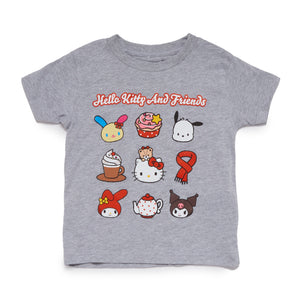 Hello Kitty and Friends Toddler Cozy Grid Tee (Heather) Apparel Mad Engine Global LLC