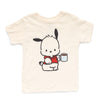 Pochacco Toddler Mug Tee (Ivory) Apparel Mad Engine Global LLC
