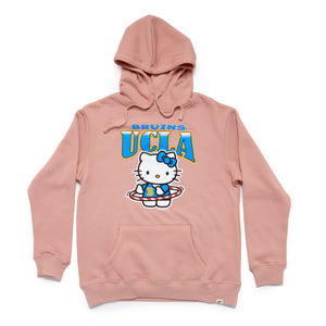 Hello Kitty x UCLA Bruins Hula Hoops Hoodie (Dusty Pink) Apparel Lakeshirts BLUE 84