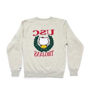 Hello Kitty x USC Trojans Two Ways Sweatshirt (Oatmeal) Apparel Lakeshirts BLUE 84