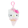 Hello Kitty Strawberry Plush Mascot Clip (Ice Cream Treat Series) Accessory NAKAJIMA CORPORATION