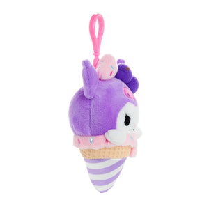 Kuromi Plush Mascot Clip (Ice Cream Treat Series) Accessory NAKAJIMA CORPORATION