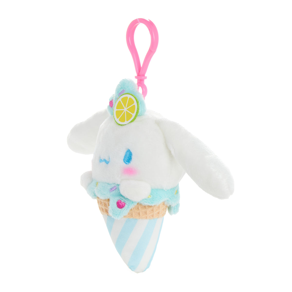Cinnamoroll Plush Mascot Clip (Ice Cream Treat Series) Accessory NAKAJIMA CORPORATION