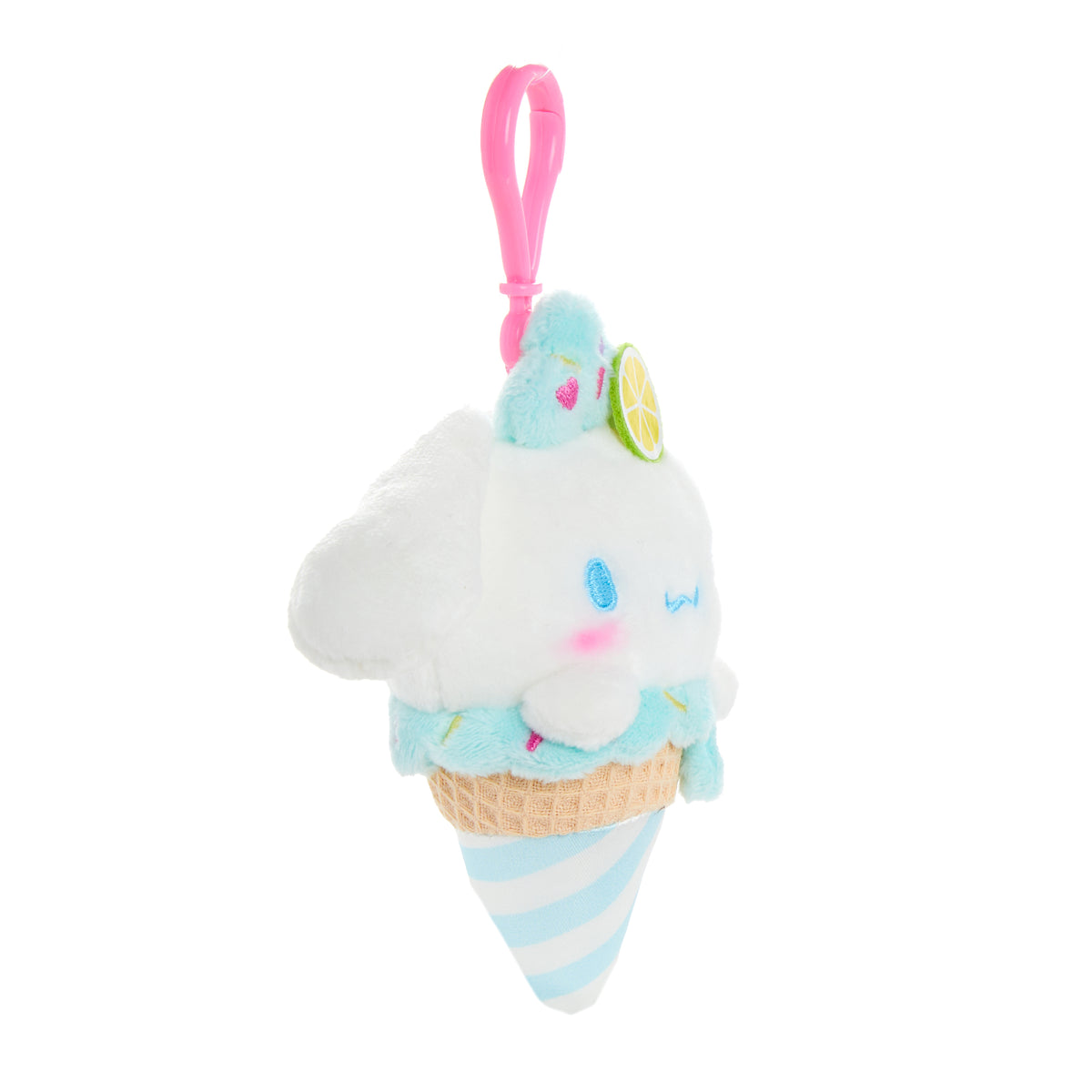Cinnamoroll Plush Mascot Clip (Ice Cream Treat Series) Accessory NAKAJIMA CORPORATION
