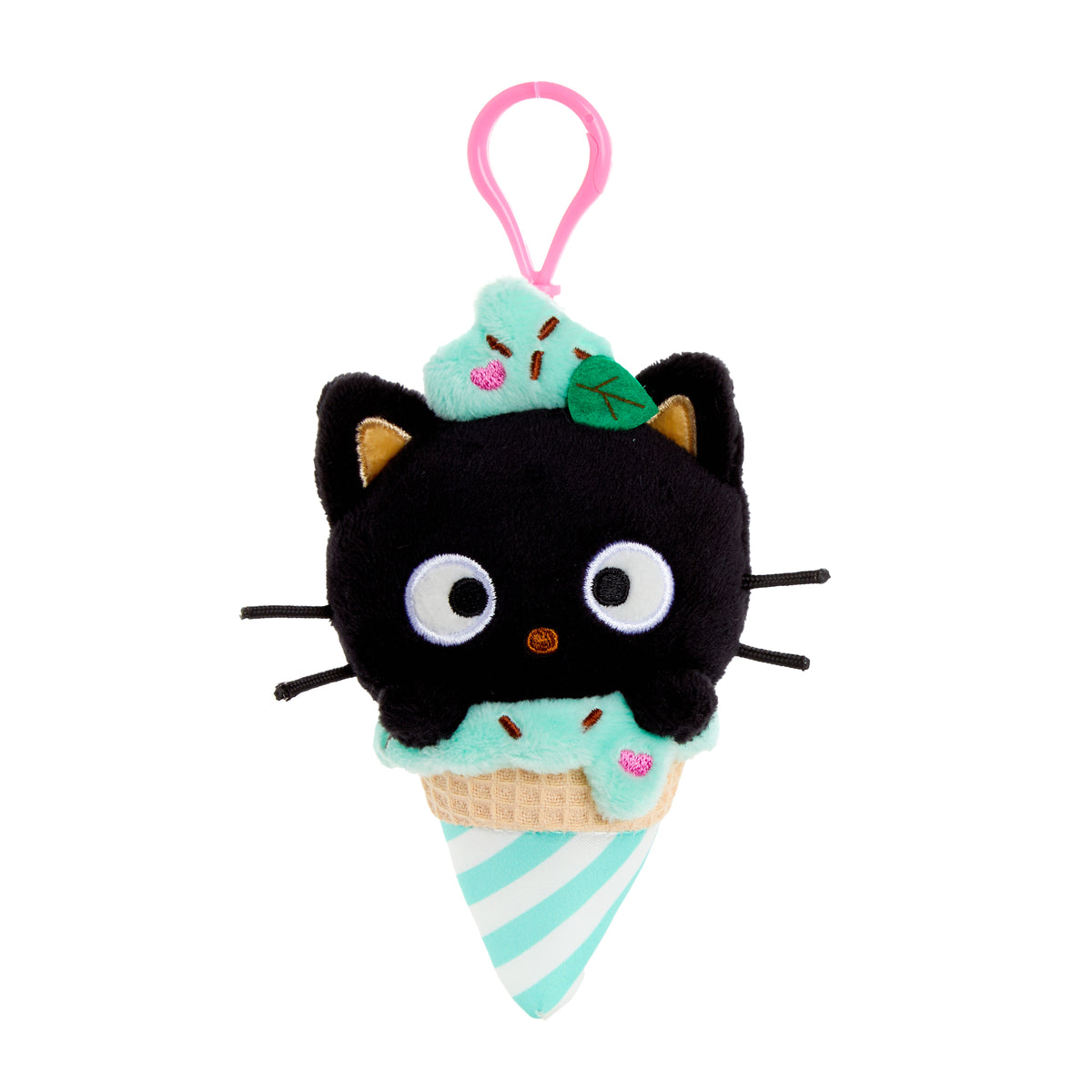Chococat Plush Mascot Clip (Ice Cream Treat Series) Accessory NAKAJIMA CORPORATION