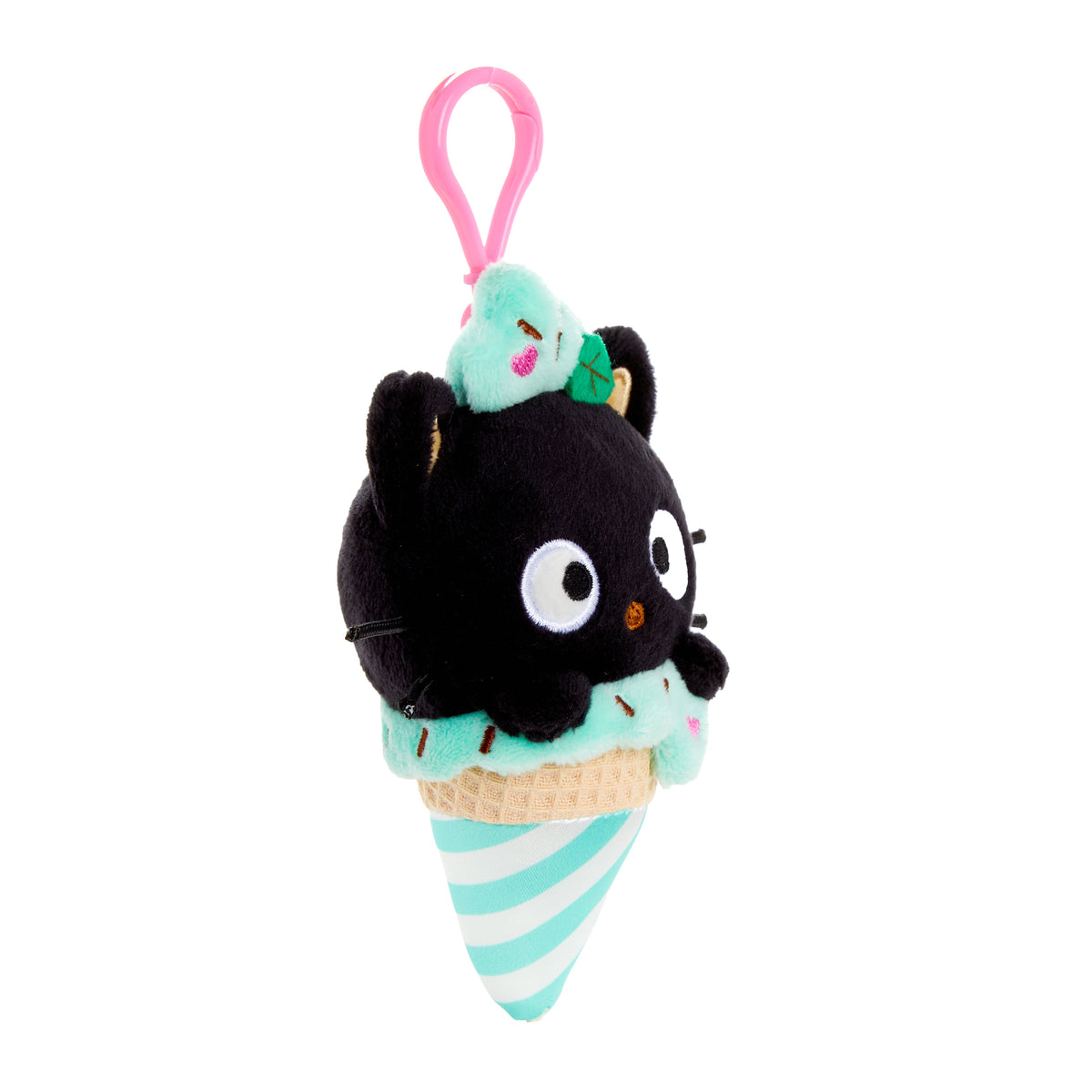 Chococat Plush Mascot Clip (Ice Cream Treat Series) Accessory NAKAJIMA CORPORATION