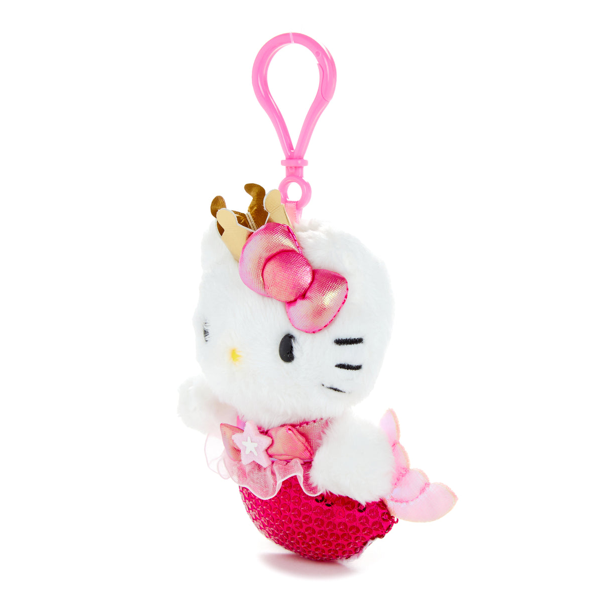 Hello Kitty Plush Mascot Clip (Mermaid Shimmer Series) Accessory NAKAJIMA CORPORATION