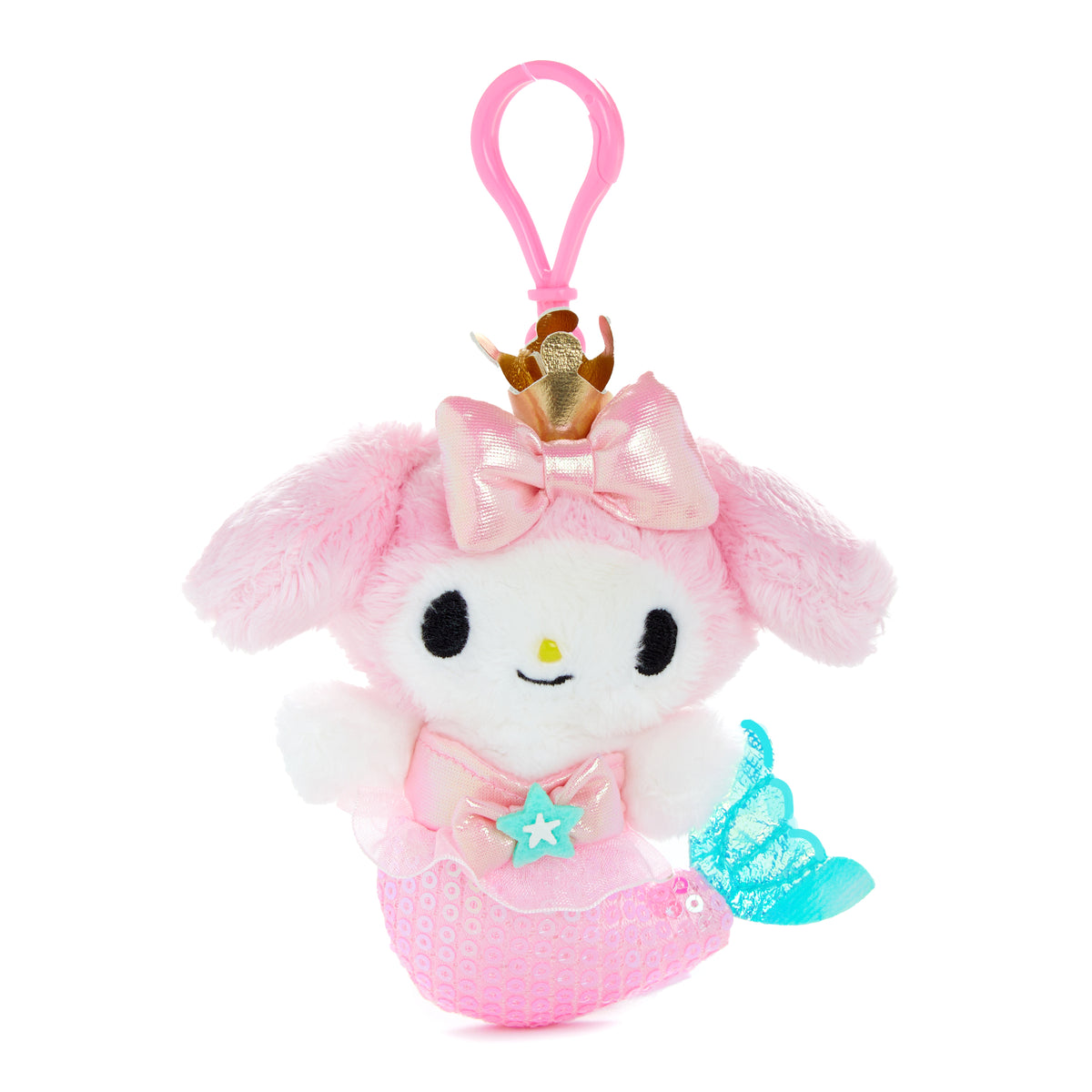 My Melody Plush Mascot Clip (Mermaid Shimmer Series) Accessory NAKAJIMA CORPORATION