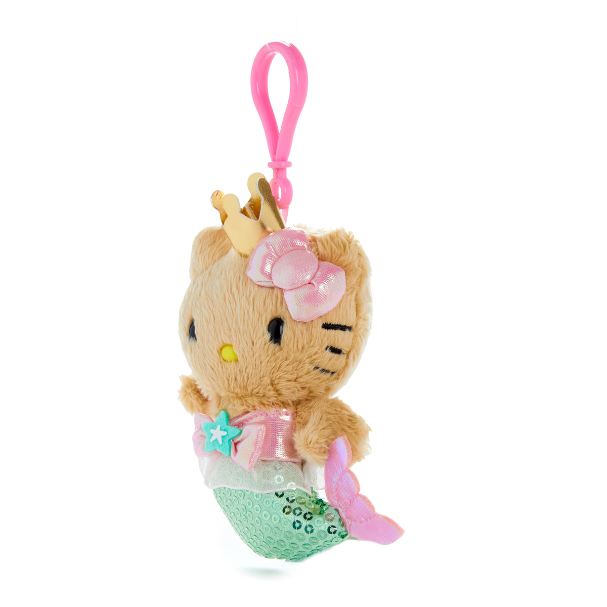 Hello Kitty Sun-Tanned Plush Mascot Clip (Mermaid Shimmer Series) Accessory NAKAJIMA CORPORATION