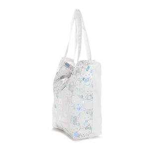 Hello Kitty Oversized Everyday Tote Bag (Holographic Icons) Bags NAKAJIMA CORPORATION