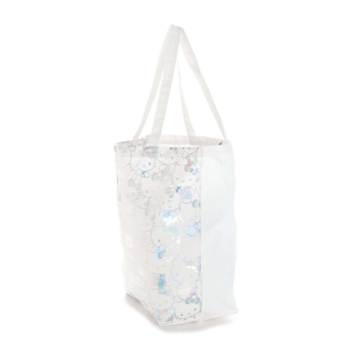 Hello Kitty Oversized Everyday Tote Bag (Holographic Icons) Bags NAKAJIMA CORPORATION