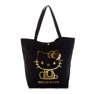 Hello Kitty Oversized Everyday Tote Bag (Black) Bags NAKAJIMA CORPORATION