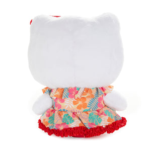 Hello Kitty 8" White Plush (Island Hibiscus Series) Plush NAKAJIMA CORPORATION