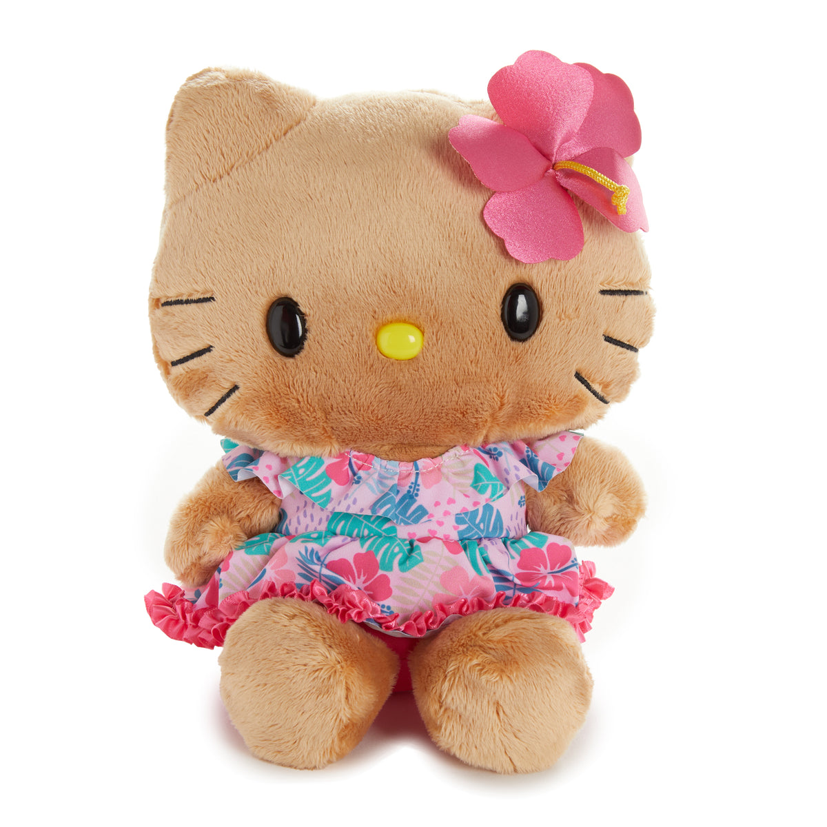 Hello Kitty 8" Tan Plush (Island Hibiscus Series) Plush NAKAJIMA CORPORATION