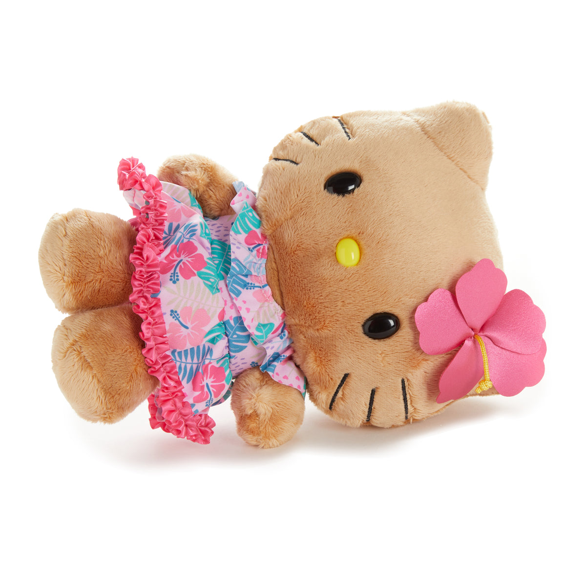 Hello Kitty 8" Tan Plush (Island Hibiscus Series) Plush NAKAJIMA CORPORATION