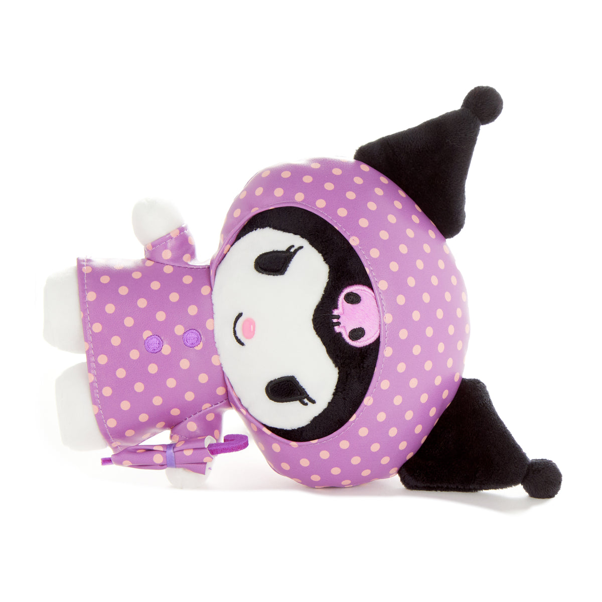 Kuromi 7" Plush (Raincoat Series) Plush NAKAJIMA CORPORATION