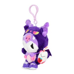 Kuromi x tokidoki Bat Plush Mascot Clip (Spooky Series)