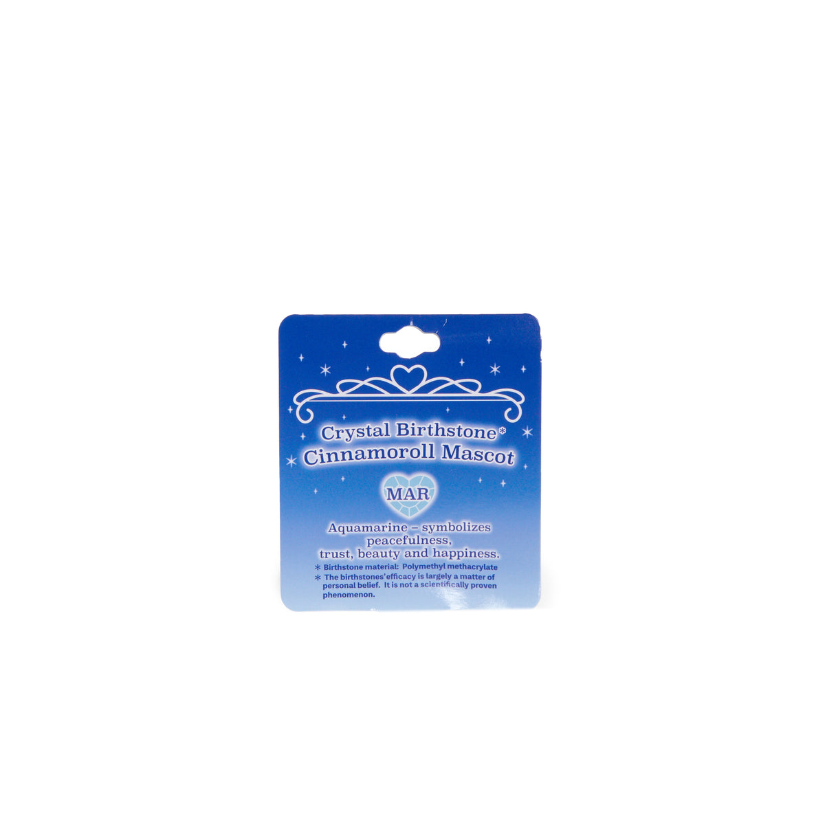 Cinnamoroll Birthstone Mascot Keychain (Mar-Aquamarine) Accessory NAKAJIMA CORPORATION