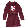 Hello Kitty Plush Lounge Robe (Burgundy)