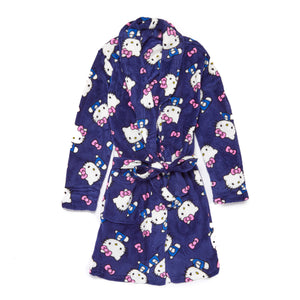 Hello Kitty All Over Print Lounge Robe (Navy)