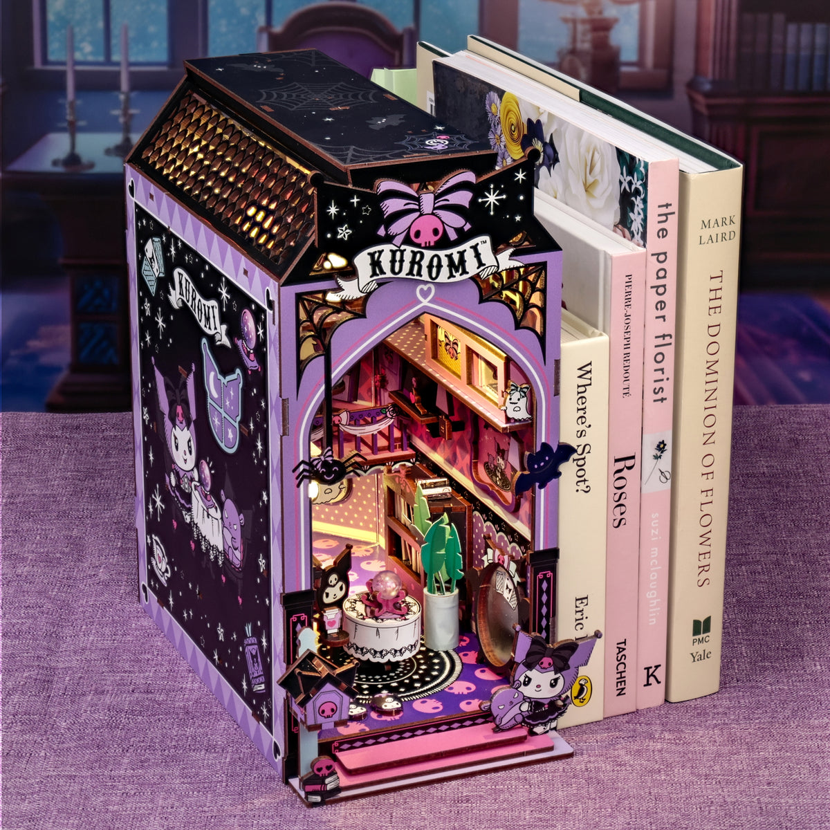 Kuromi Spooky House DIY Book Nook Kit Toys&Games Hands Craft