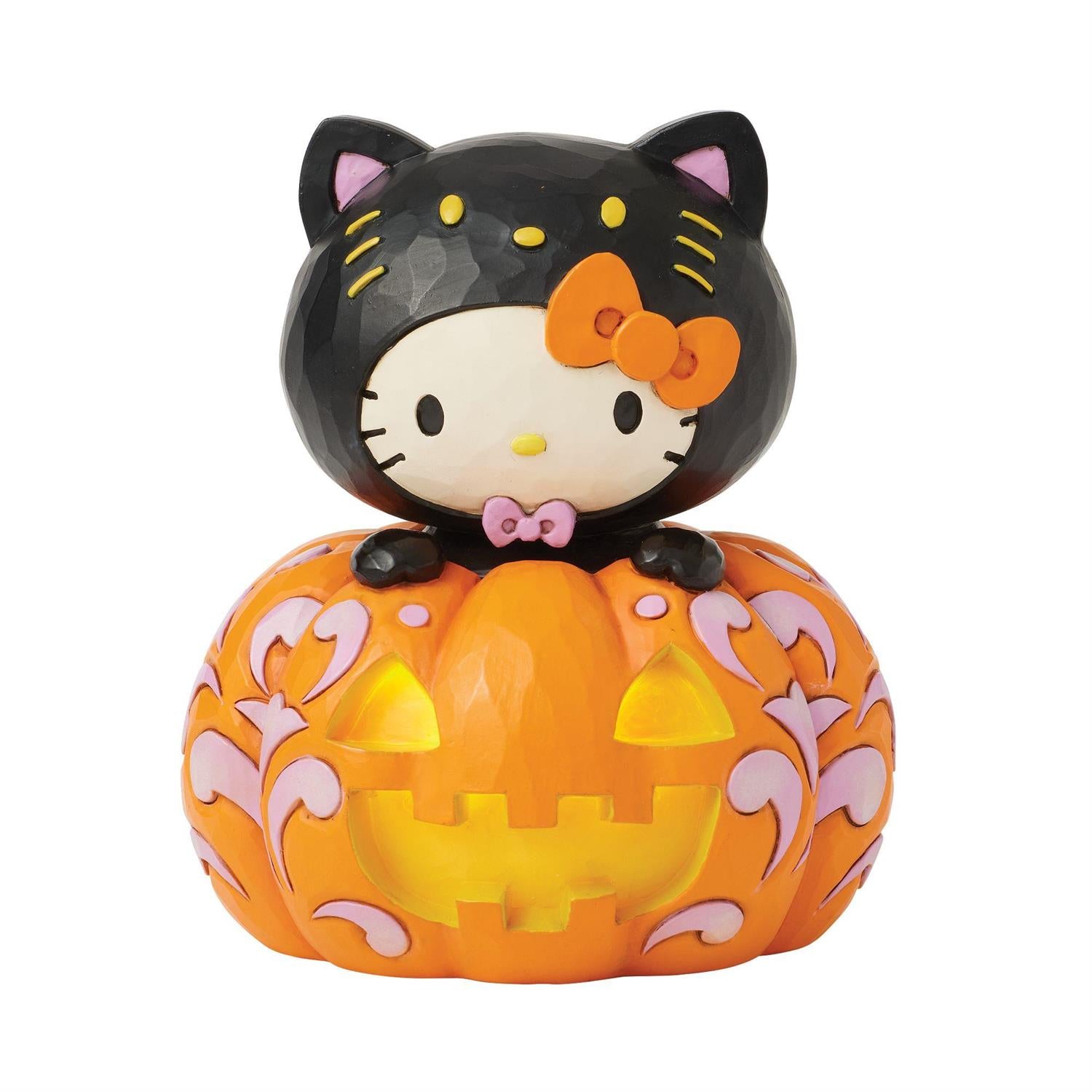 Hello Kitty Black Cat Light-Up Figurine (Jim Shore Sanrio Collection) Home Goods ENESCO LLC