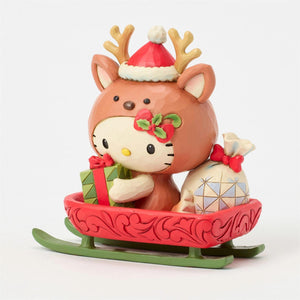 Hello Kitty Holiday Reindeer Figurine (Jim Shore Sanrio Collection) Seasonal ENESCO LLC