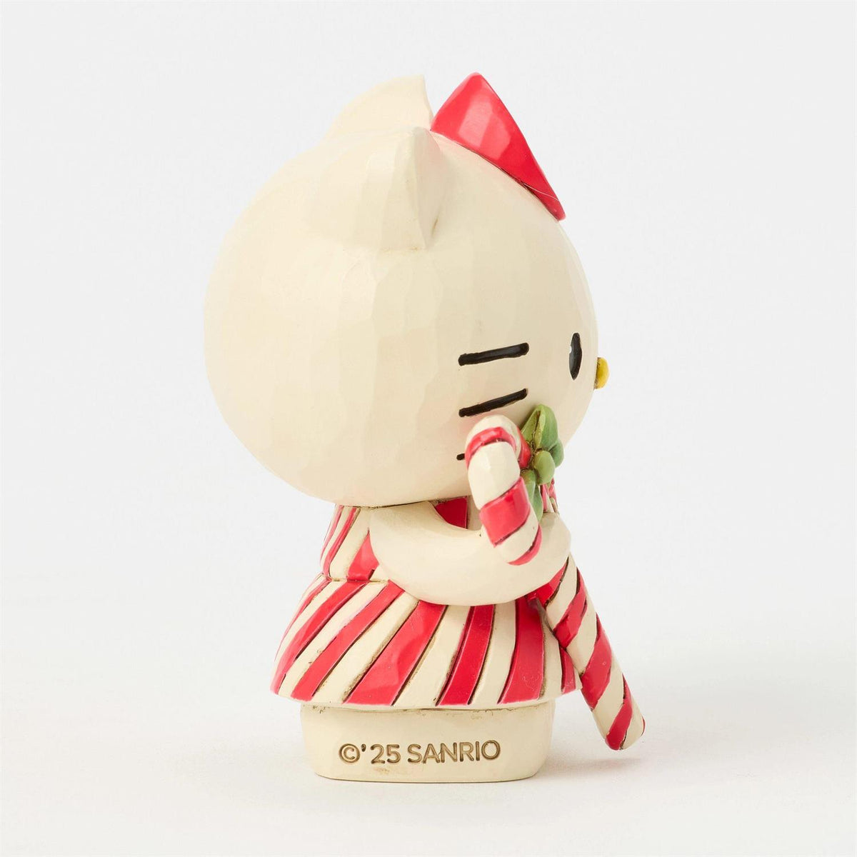 Hello Kitty Holiday Candy Cane Mini Figurine (Jim Shore Sanrio Collection) Seasonal ENESCO LLC