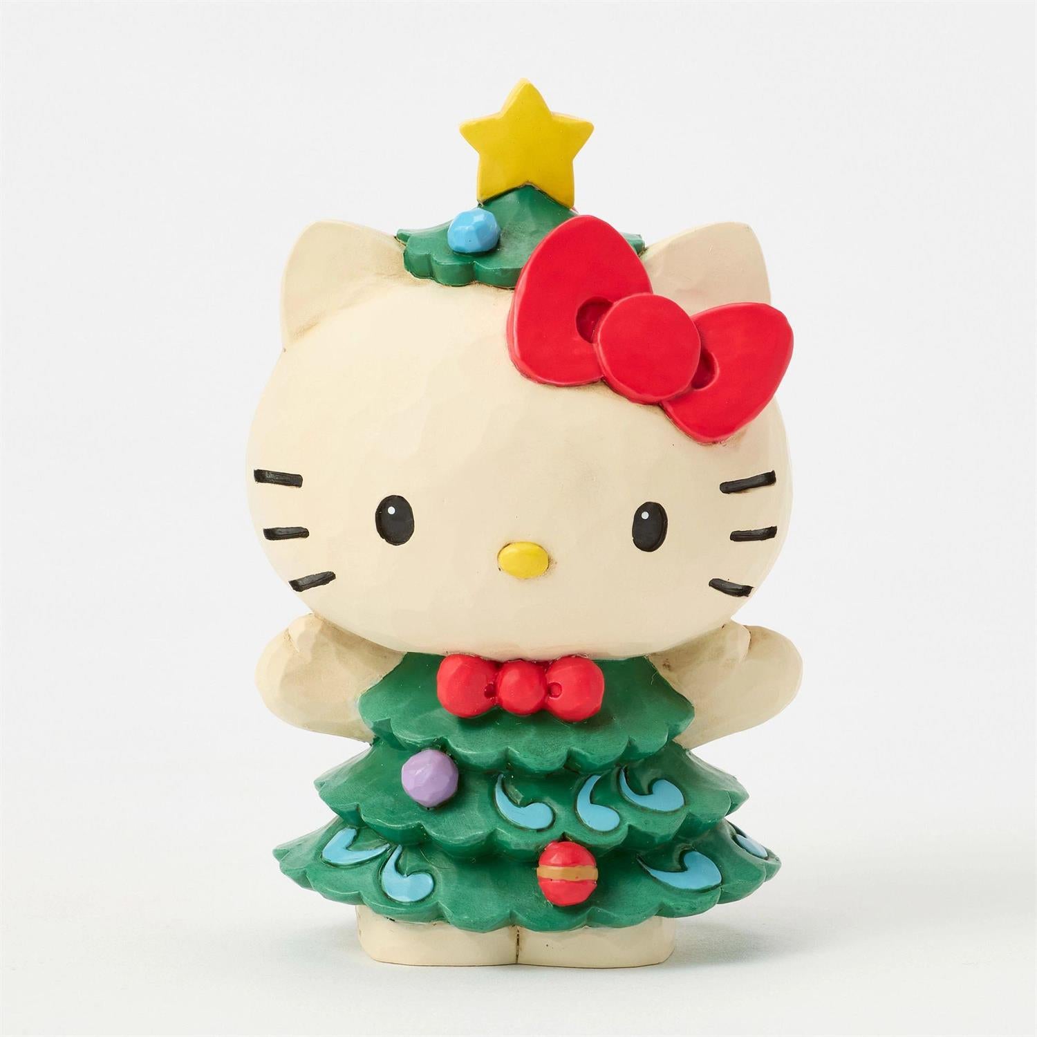 Hello Kitty Holiday Tree Mini Figurine (Jim Shore Sanrio Collection) Seasonal ENESCO LLC