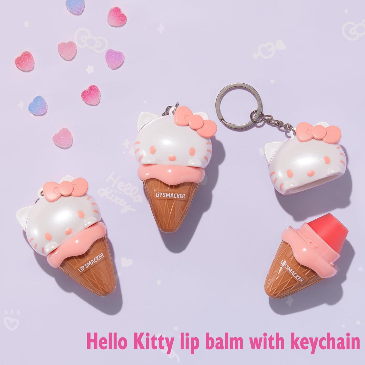 Hello Kitty x Lip Smacker Ice Cream Lip Balm (50th Anniversary) Beauty MARKWINS   