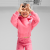 Hello Kitty and Friends x PUMA Kids Relaxed Cropped Graphic Hoodie (Magic Rose) Apparel PUMA
