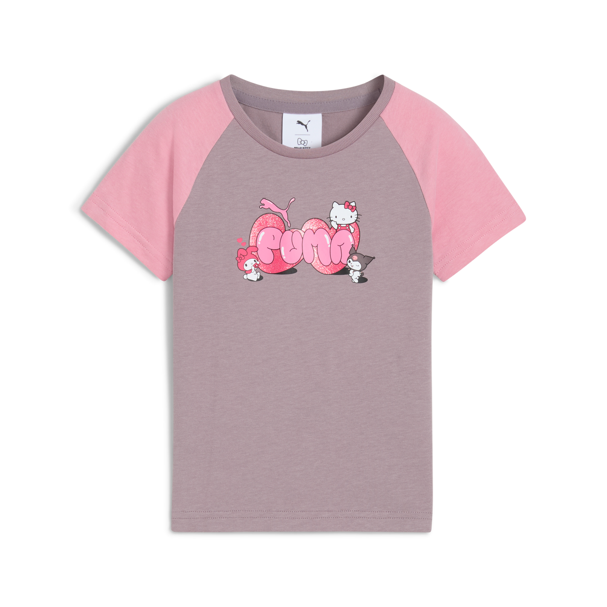 Hello Kitty and Friends x PUMA Kids Slim Graphic Tee (Plum Jam) Apparel PUMA