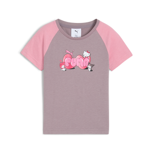 Hello Kitty and Friends x PUMA Kids Slim Graphic Tee (Plum Jam) Apparel PUMA