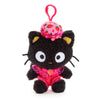 Chococat Plush Mascot Clip (Strawberry Treat Series) Plush NAKAJIMA CORPORATION