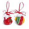 Hello Kitty and Cinnamoroll 2-pc Holiday Ceramic Ornament Set (Red) Seasonal Blue Sky Clayworks