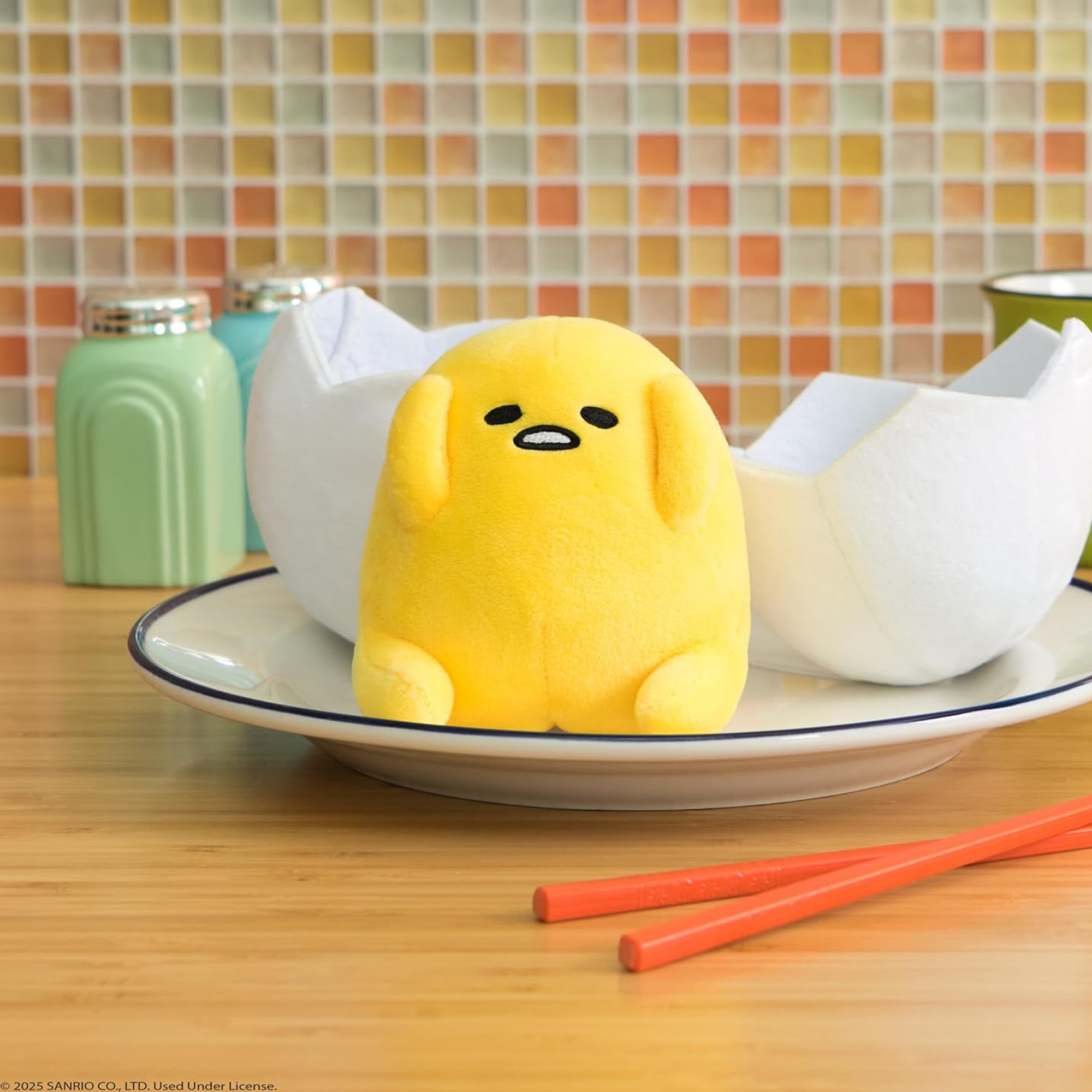 Gudetama x GUND Mascot Plush (Eggshell) Plush Gund Spin Master