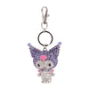 Kuromi Pave 3D Bling Keychain Accessory JACMEL JEWELRY INC
