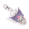 Kuromi Pave 3D Bling Keychain Accessory JACMEL JEWELRY INC