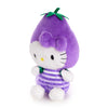 Hello Kitty Eggplant Bean Doll Plush (Fruit & Veggie Series) Plush NAKAJIMA CORPORATION