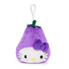 Hello Kitty Eggplant Plush Mascot Clip (Fruit & Veggie Series) Accessory NAKAJIMA CORPORATION