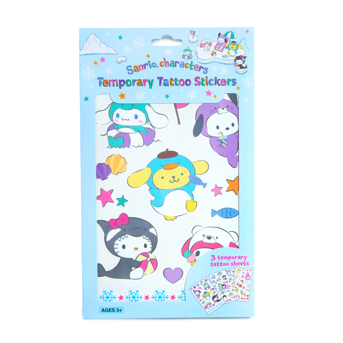 Sanrio Characters Tattoo Stickers (Ice Island Series) Stationery NAKAJIMA CORPORATION   