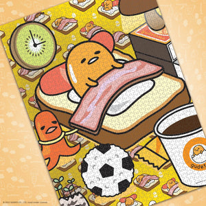 Gudetama Work From Bed 1000-pc Puzzle Toys&Games USAopoly Inc   