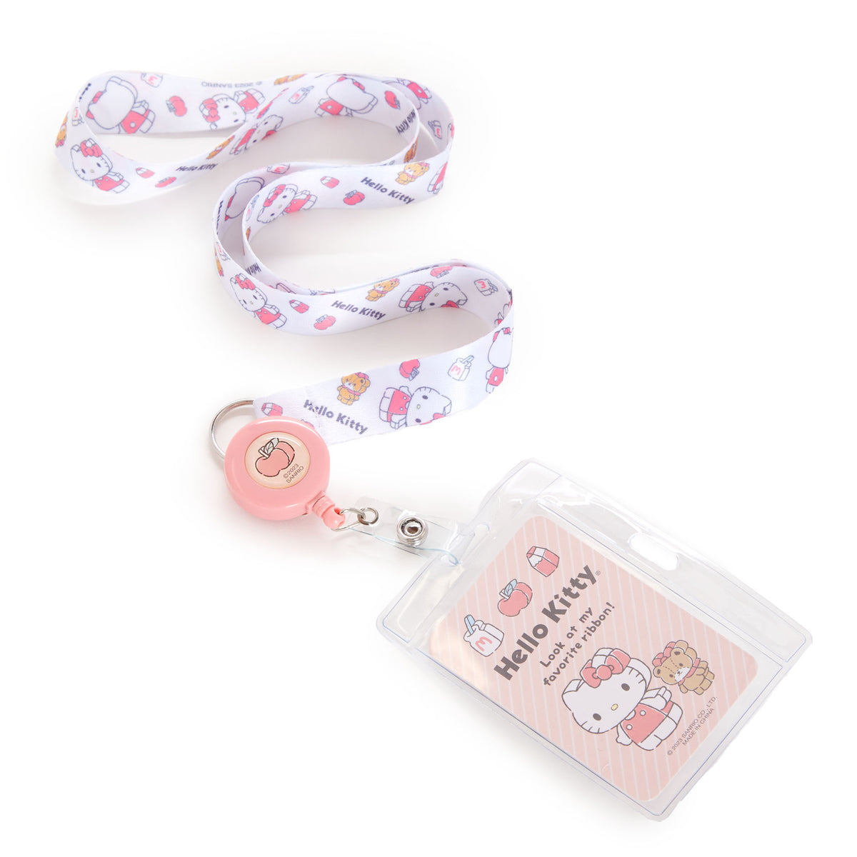 Hello Kitty ID Holder and Lanyard (Besties Friend Series) Accessory NAKAJIMA CORPORATION   