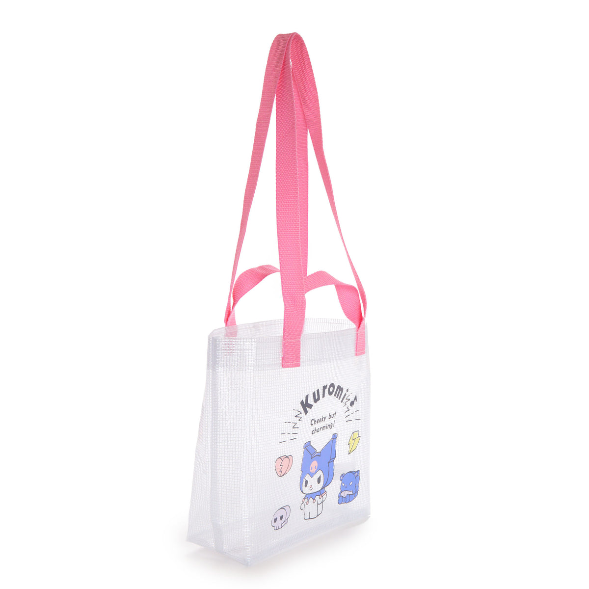 Kuromi 2-Way Vinyl Tote Bag (Besties Friend Series) Bags NAKAJIMA CORPORATION   