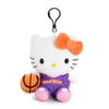 Hello Kitty Basketball Mascot Clip (Activities Series) Plush NAKAJIMA CORPORATION